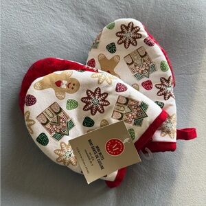 Martha Stewart Gingerbread and Snowflake Festive Mini Mitts